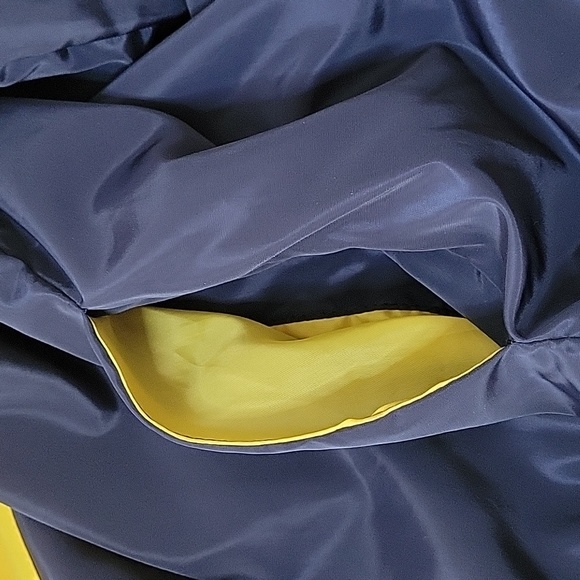 FASHION NOVA Jacket, Windbreaker, S, Navy/Yellow, EUC - Picture 9 of 9
